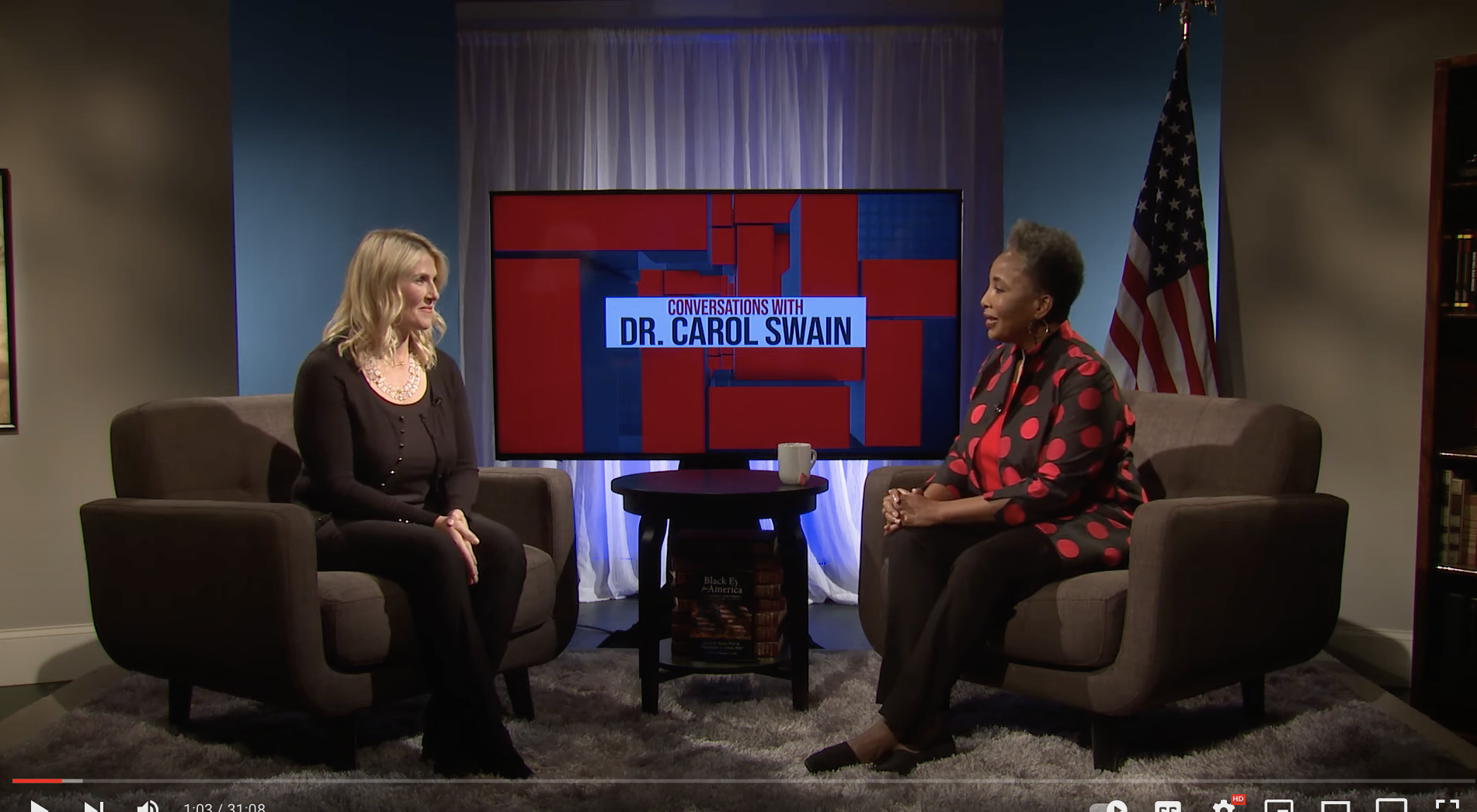 Dr. Carol Swain Interviews Robin Steenman